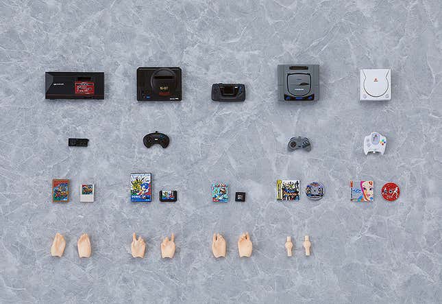 Image for article titled Tiny Sega Consoles Are For Action Figures, Not Action People