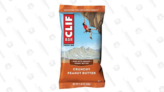 CLIF Bar Energy Bars - Crunchy Peanut Butter, 18 Count | $14 | Amazon
