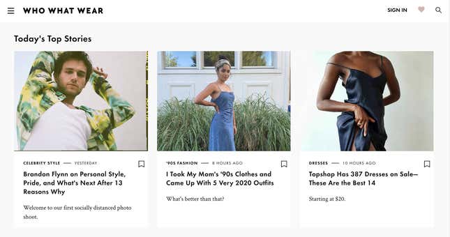 Image for article titled Who What Wear's Inane Listicles Are My Guilty Pleasure