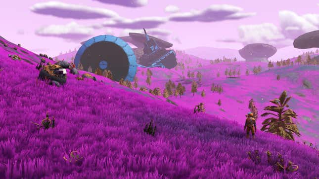 Image for article titled No Man&#39;s Sky Players Are Spotting Pink Grass, And They&#39;re Thrilled
