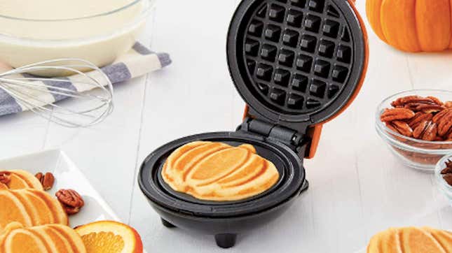 Dash Pumpkin Mini Waffle Maker Machine | $10 | Amazon