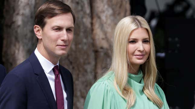 Image for article titled Did Ivanka Trump and Jared Kushner's Kids Get Pushed Out of School Because President Grandpa Keeps Hosting Superspreader Events?