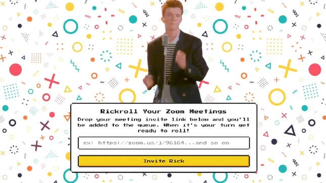 How to Block Rickrolls on Zoom