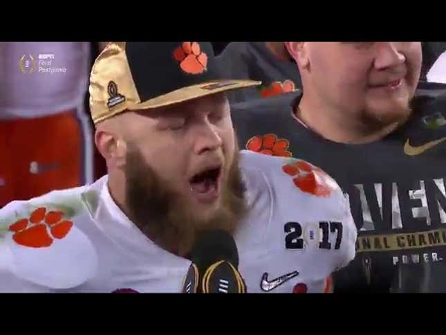 Boy, Ben Boulware Really Went To Town On That Thing