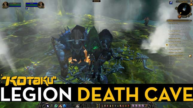 Witness <i>World Of Warcraft: Legion</i>'s Amazing Steam Death Cave Before It's Gone