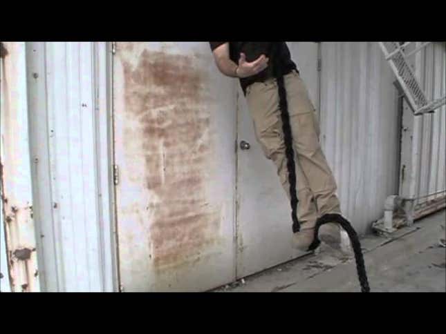Learn How to Climb a Rope like a Navy SEAL with This Video