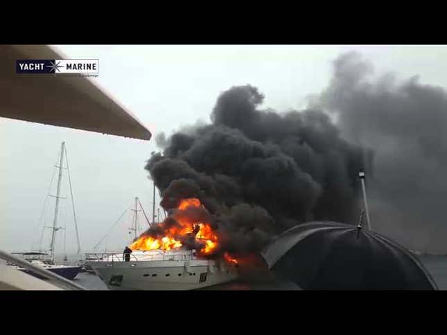 What To Do When Your Multi-Million Dollar Yacht Catches Fire
