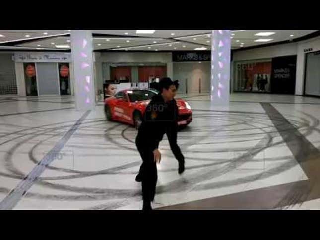 Russian Mayor Does Ferrari Donuts In Mall 'For A Joke' Sure Why Not