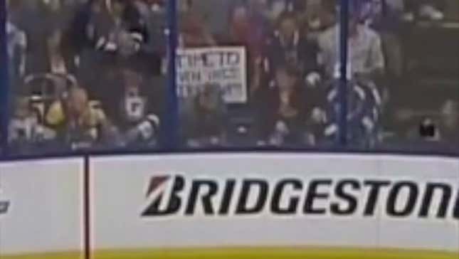 Blues Fan Bares Breasts During Chicago-St. Louis Overtime