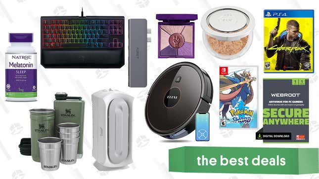 Image for article titled Friday&#39;s Best Deals: Aukey USB-C Hub, Cyberpunk 2077 Pre-Order Sale, Pokémon Sword, and More