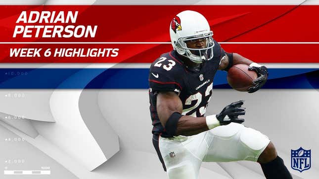 Adrian Peterson’s First Game On The Cardinals Was His Best Of The Season