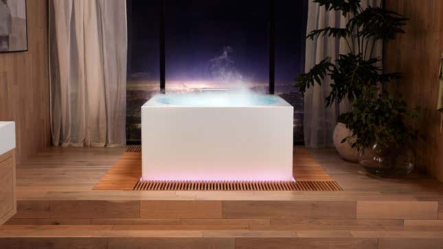 Image for article titled The Luxe Bathrooms of the Future Have $16,000 RGB-Lit Bathtubs and Touchless Toilets