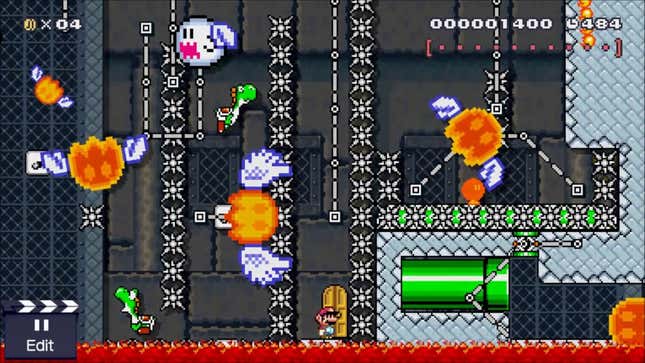<i>Mario Maker's</i> "Trials of Death" Level Hurts Just To Look At It<em></em>