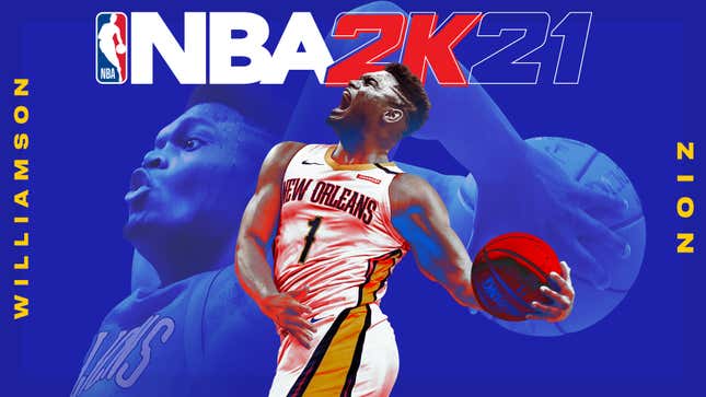 Image for article titled NBA 2K21 Has Two Cover Stars, And One Of Them Is Rookie Zion Williamson