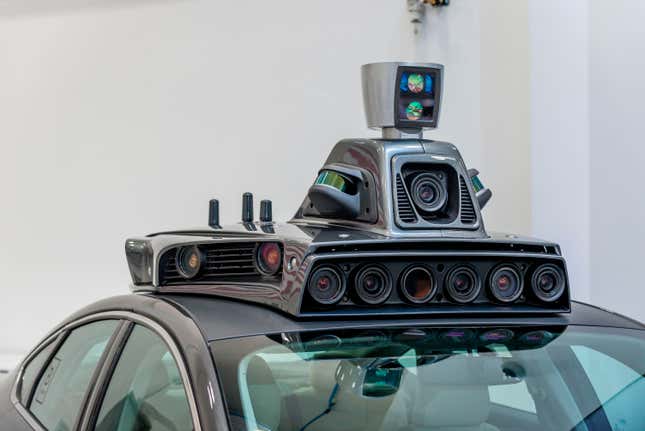 Image for article titled Autonomous Vehicles Will Soon Create A Privacy Nightmare For Everyone In View Of Traffic