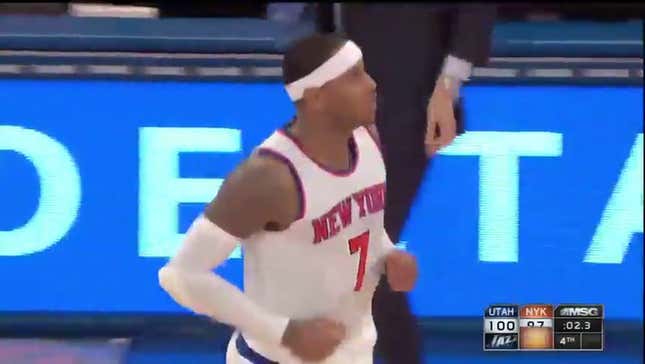 Knicks Lose Despite Carmelo's Clutch Three With Seconds Remaining