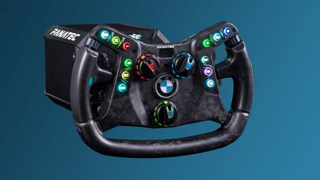Image for article titled You Can Finally Get One Steering Wheel For Your Sim Racing Rig And Your BMW M4 GT3