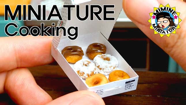 Insanely Small Donuts Made Before Your Very Eyes