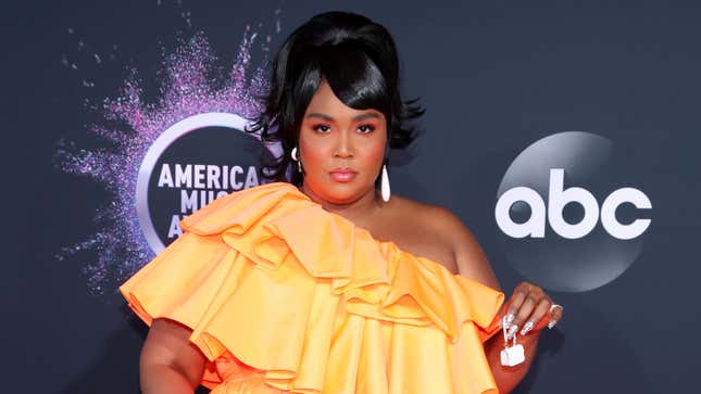 Lizzo attends the 2019 American Music Awards at Microsoft Theater on November 24, 2019 in Los Angeles, California.