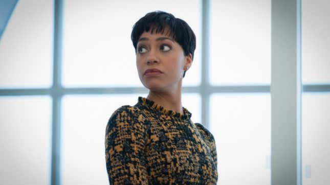 Cush Jumbo in The Good Fight, Ep. 402 “The Gang Tries to Serve a Subpoena”