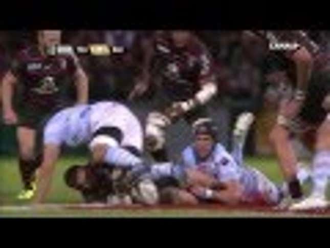 French Rugby Star Returned To Game Minutes After Bloody Head Injury