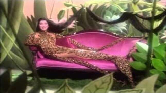 Cher Got A 1979 Emmy Nomination For Dressing Like a Glamazon Leopard