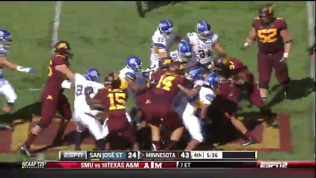 Punter Ejected For Fighting