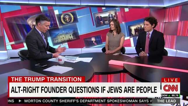 CNN Unsure If Trump Should Take Political Risk Of Acknowledging Jews Are People