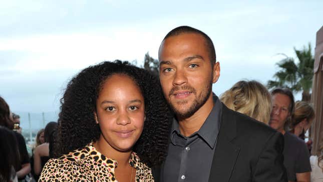 Actor Jesse Williams (R) and Aryn Drake-Lee attend the “GQ, Nautica, and Oceana World Oceans Day Party” on June 8, 2010 in West Hollywood, California. 