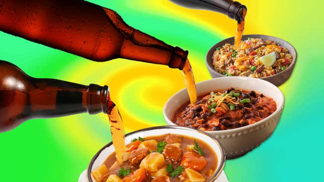 Image for article titled The Unified Theory Of Cooking With Beer has just 1 simple rule