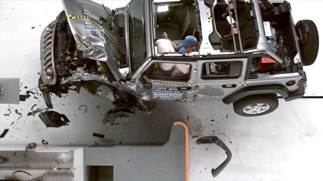 Image for article titled Jeep Claims Wrangler Tip-Over Crash Test Doesn&#39;t Reflect Real-World Data As It Works On A Fix