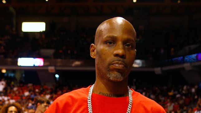DMX poses for a photo during week five of the BIG3 three on three basketball league on July 23, 2017, in Chicago.