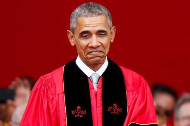 Image for article titled #ObamaCommencement2020: Twitter Begs Obama to Serve as National Coronavirus Commencement Speaker