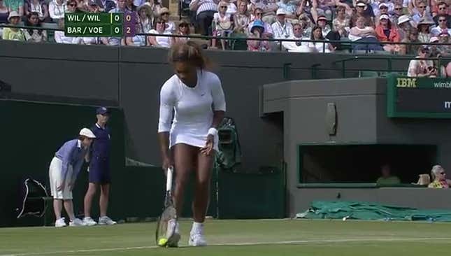 Dazed And Uncoordinated Serena Williams Retires From Doubles Match