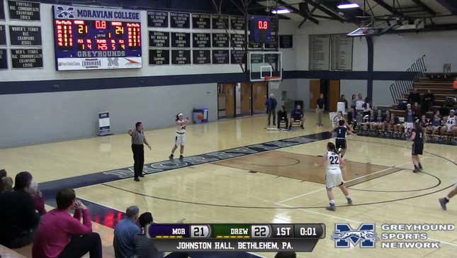 Live Dog Mascot Runs Over Women's College Basketball Player During Game<em></em>