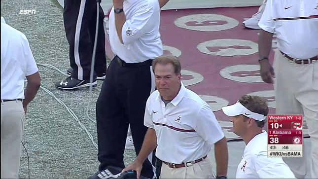 Report: Lane Kiffin Was Famously Chewed Out By Nick Saban For Calling His Players "Dumb"