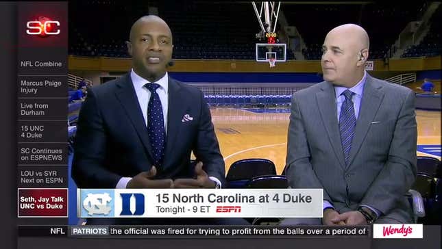 Jay Williams Misremembers Playing Duke-UNC Game Against Vince Carter