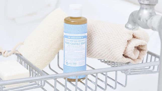 Dr. Bronner’s can be used to clean just about anything, but for dishes, you’ll want the unscented