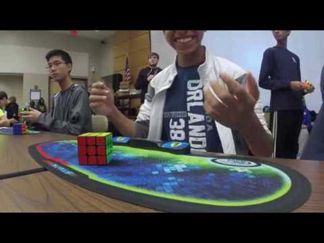 Kid Solves Rubik's Cube In Under Five Seconds, Sets New Record<em></em>