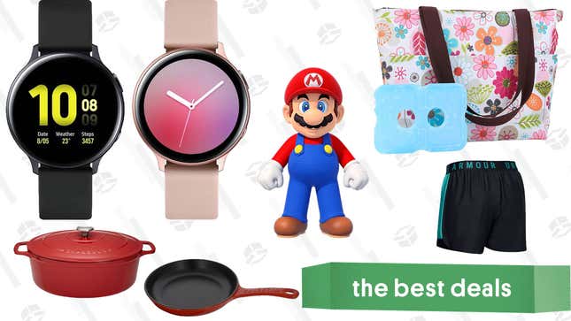 Image for article titled Sunday&#39;s Best Deals: Mario Switch Games, Samsung Watches, Cast Iron Cookware, and More