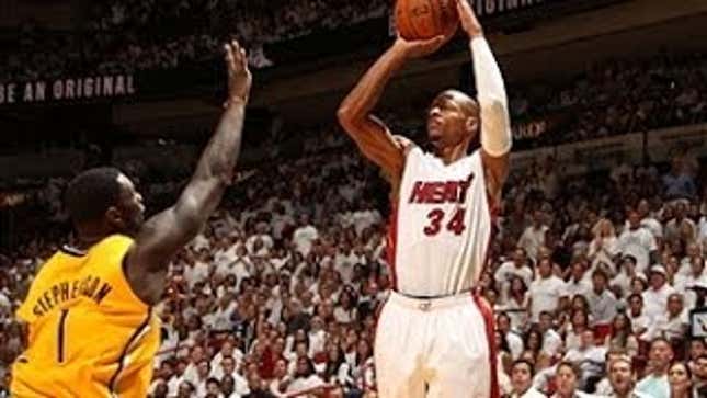 Ray Allen Capitalizes On Lax Pacers Defense With Superb Fourth Quarter