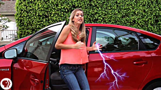 The Easiest Way to Avoid Static Shock When Exiting Your Car