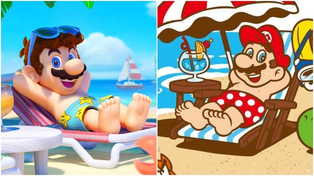 Image for article titled Nintendo, It Seems, Has Removed Mario&#39;s Nipples