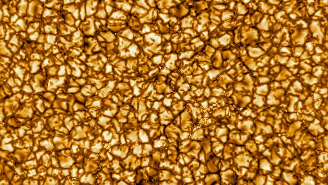 High-resolution image of the Sun. 
