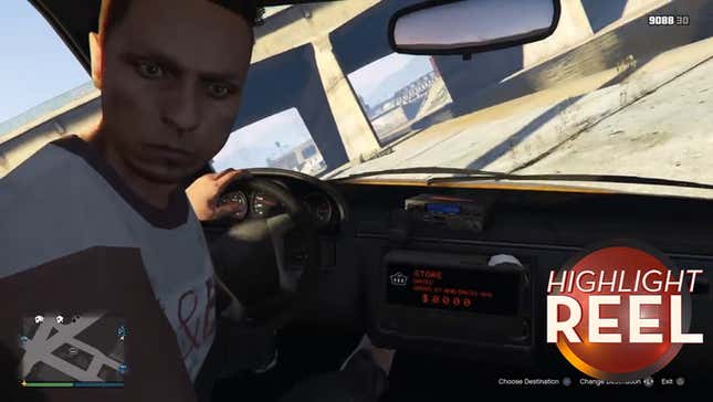 <i>GTA</i> Cabbie Should Probably Keep His Eyes On The Road
