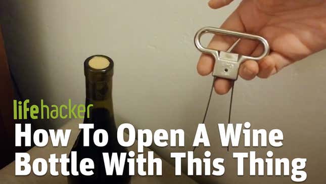 The Easiest Way to Open a Bottle of Wine Is With a Two-Prong Cork Puller<em></em>