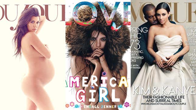 Image for article titled Rise of The Kardashians: How a Family Created a Magazine Cover Dynasty