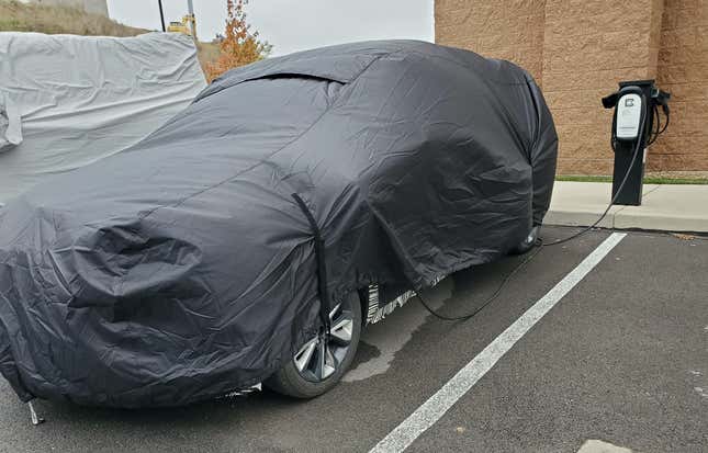 Image for article titled Is This A New Small GM EV Being Tested?