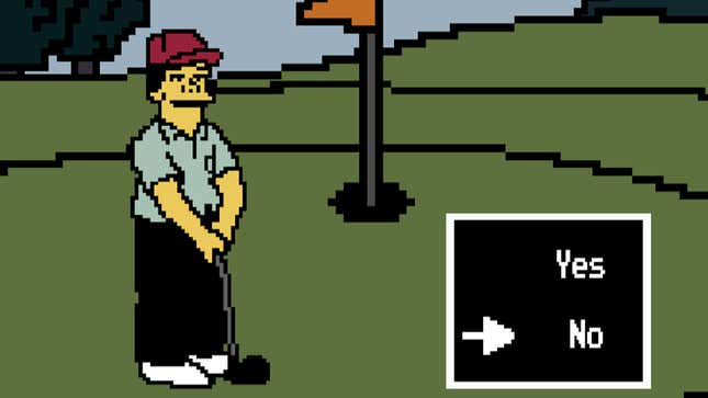 Image for article titled You Can Now Play Lee Carvallo&#39;s Putting Challenge From The Simpsons