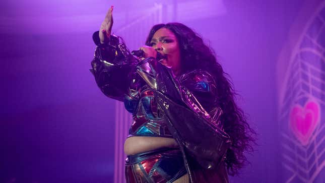 Lizzo performs onstage at the Hollywood Palladium on October 18, 2019, in Los Angeles.